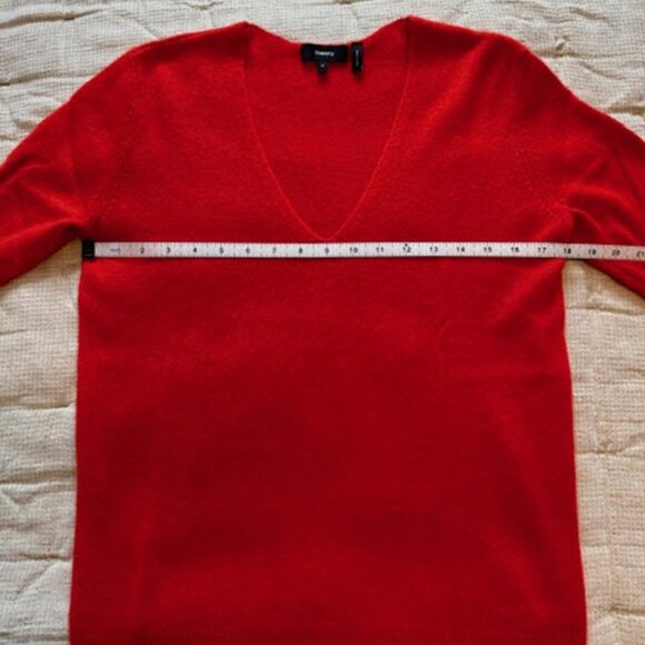 Theory Adrianna Cashmere Sweater - Paprika - Picture 3 of 9